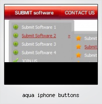 Aqua Iphone Buttons