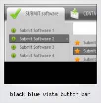Black Blue Vista Button Bar