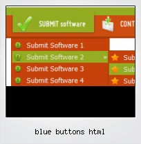 Blue Buttons Html