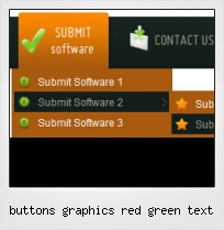 Buttons Graphics Red Green Text