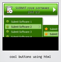 Cool Buttons Using Html