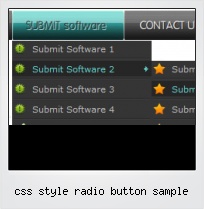 Css Style Radio Button Sample
