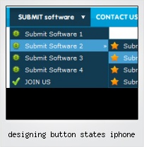 Designing Button States Iphone
