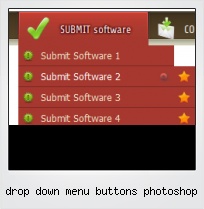 Drop Down Menu Buttons Photoshop