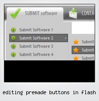 Editing Premade Buttons In Flash