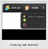 Floating Web Buttons