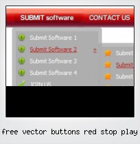 Free Vector Buttons Red Stop Play