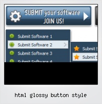 Html Glossy Button Style