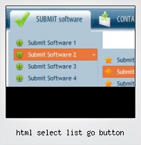Html Select List Go Button