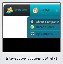 Interactive Buttons Gif Html