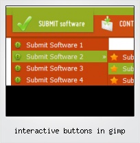 Interactive Buttons In Gimp