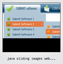 Java Sliding Images Web Navigation Buttons