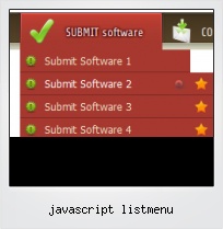 Javascript Listmenu