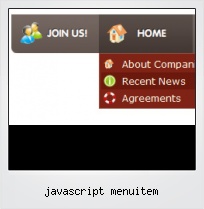 Javascript Menuitem