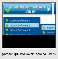 Javascript Rollover Toolbar Menu