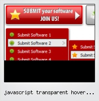 Javascript Transparent Hover Button