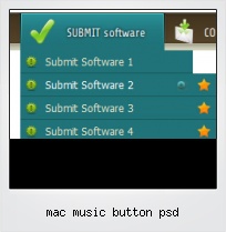 Mac Music Button Psd
