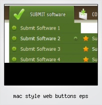Mac Style Web Buttons Eps