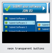 Neon Transparent Buttons