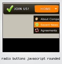 Radio Buttons Javascript Rounded