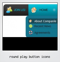 Round Play Button Icons