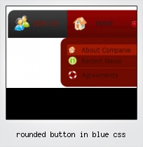 Rounded Button In Blue Css
