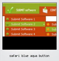 Safari Blue Aqua Button