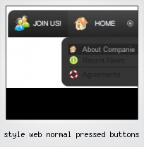 Style Web Normal Pressed Buttons