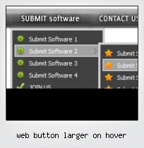 Web Button Larger On Hover