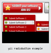 Yii Radiobutton Example