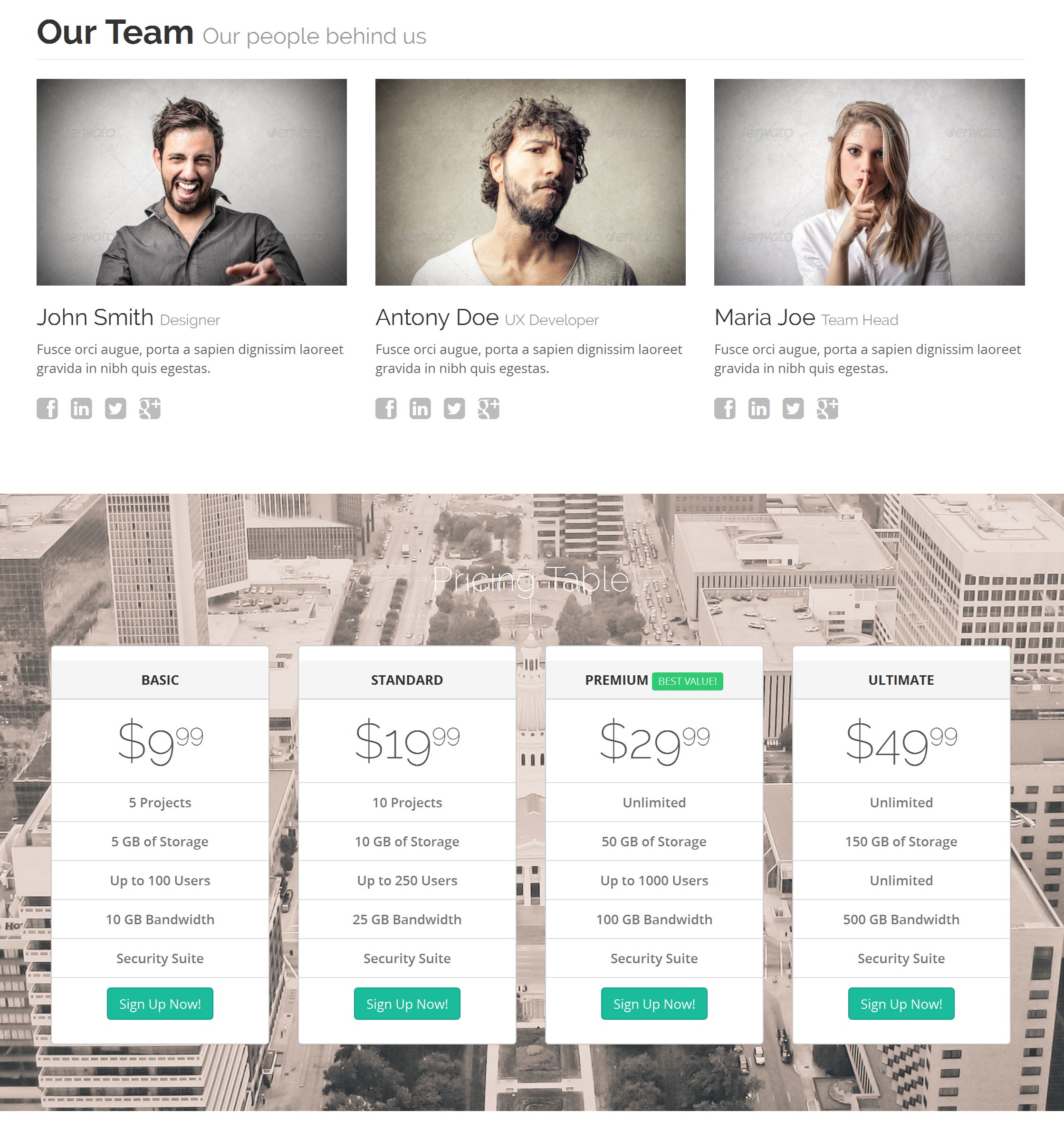 Mobile Bootstrap One Page Theme