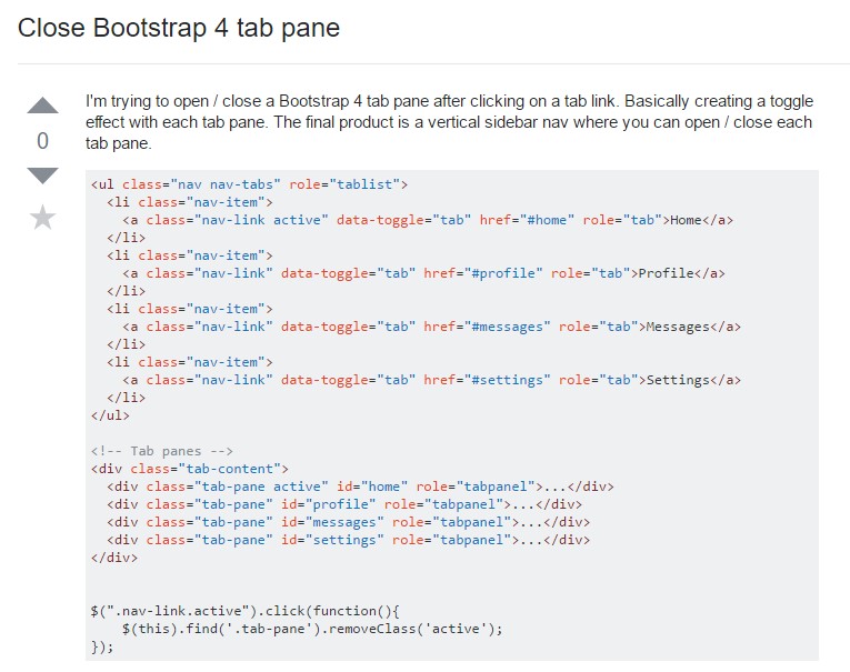  The ways to  shut off Bootstrap 4 tab pane