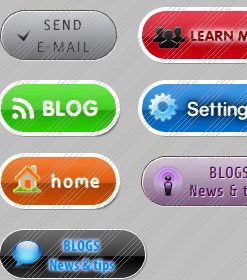 Navigation Menu Dhtml Slide Down Play Button Icons