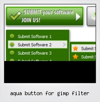 Aqua Button For Gimp Filter