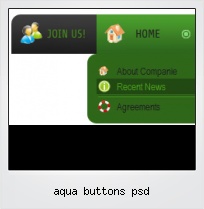 Aqua Buttons Psd