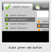 Black Green Web Button