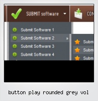 Button Play Rounded Grey Vol