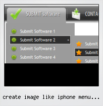 Create Image Like Iphone Menu Button