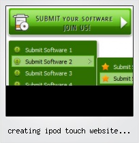 Creating Ipod Touch Website Buttons