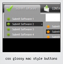 Css Glossy Mac Style Buttons