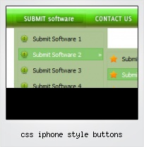 Css Iphone Style Buttons