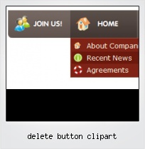Delete Button Clipart
