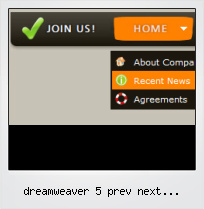 Dreamweaver 5 Prev Next Navigation Button