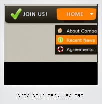 Drop Down Menu Web Mac