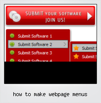 How To Make Webpage Menus