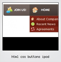 Html Css Buttons Ipod