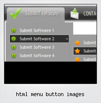 Html Menu Button Images
