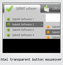 Html Transparent Button Mouseover
