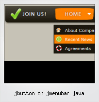 Jbutton On Jmenubar Java