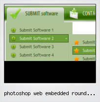 Photoshop Web Embedded Round Buttons